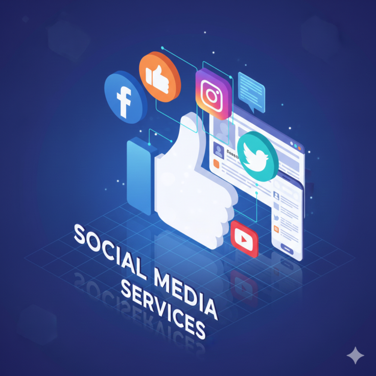 Social media marketing services focused on content creation, audience engagement, and brand growth